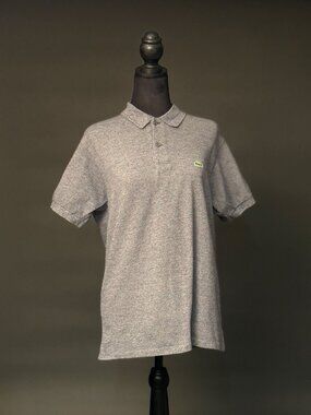 Lacoste Grey Polo French Short Sleeve